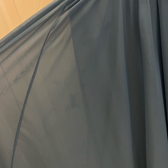 David’s Bridal Dusty Blue Bridesmaids dress - Picture 4 of 8